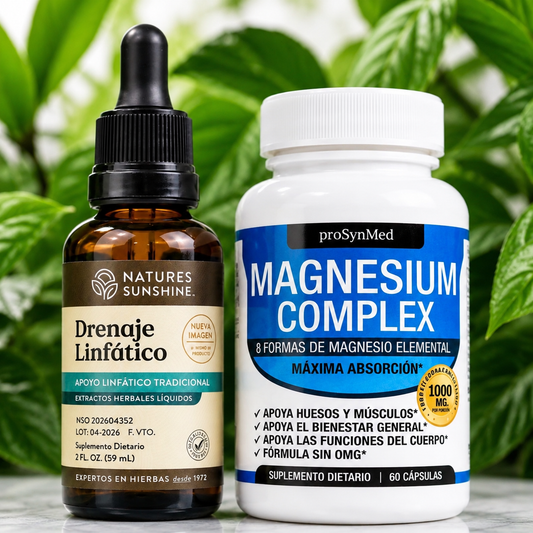 COMBO DRENAJE LINFATICO Y MAGNESIUM