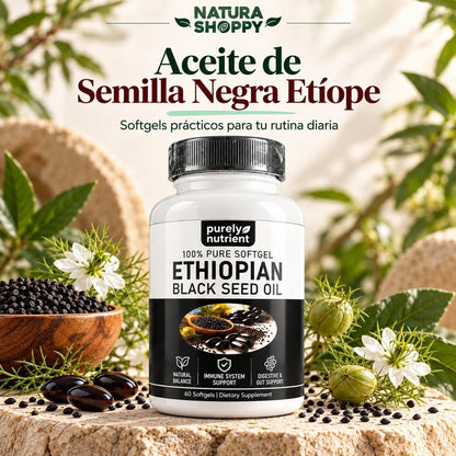 Aceite de Semilla Negra Etíope en Cápsulas