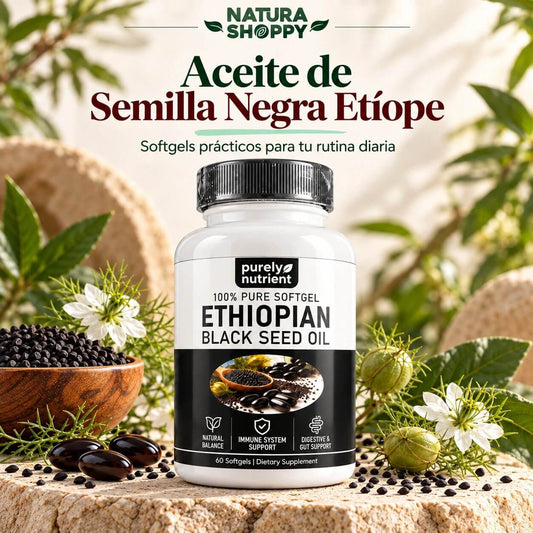 Aceite de Semilla Negra Etíope en Cápsulas